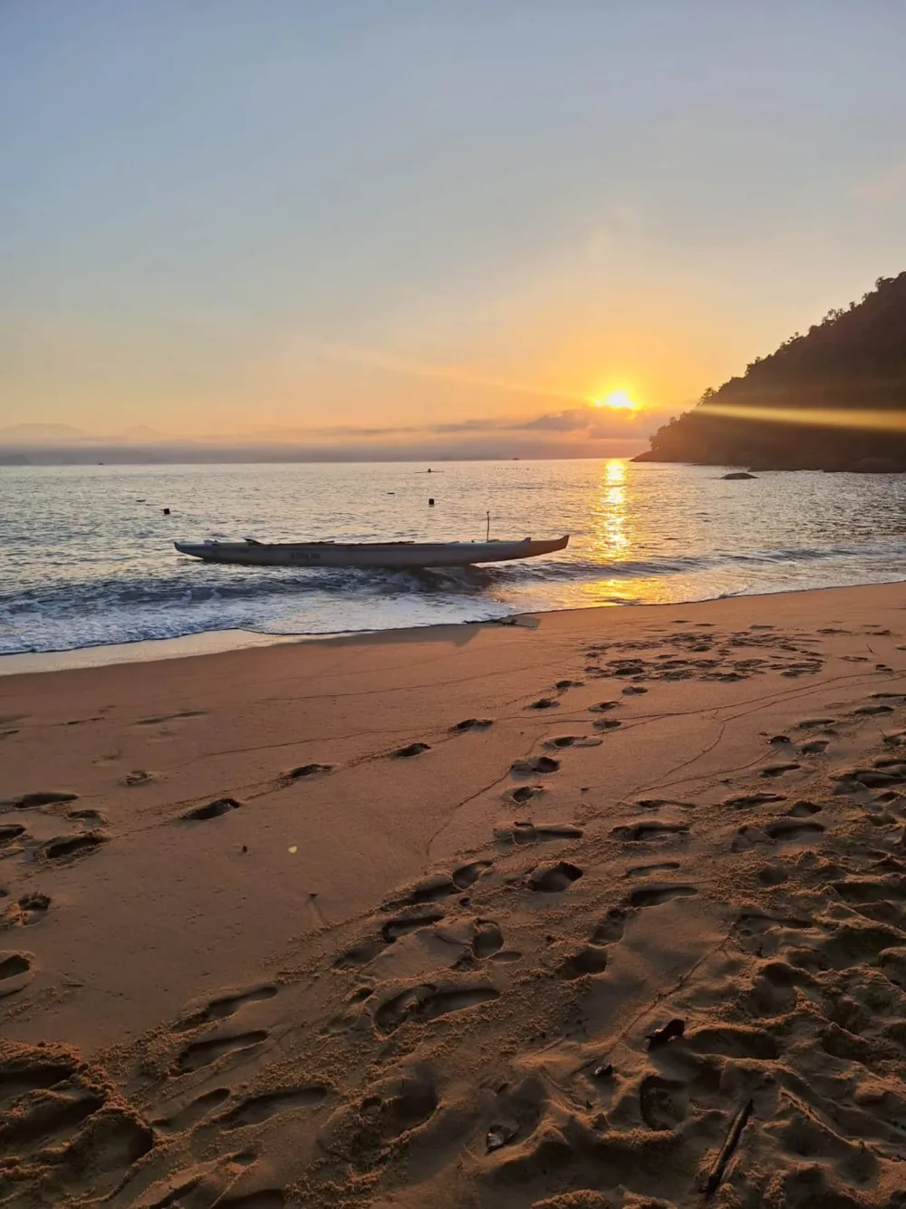 Pôr do sol em Ubatuba